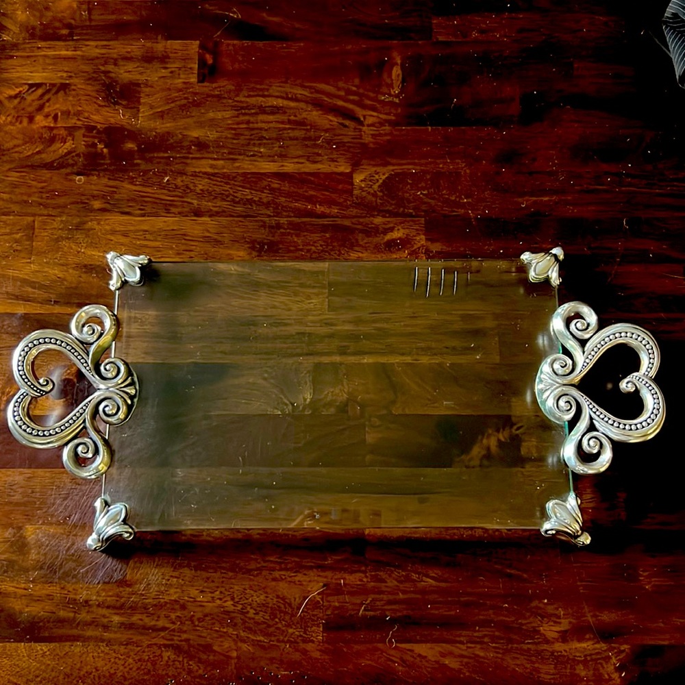 Brighton glass tray